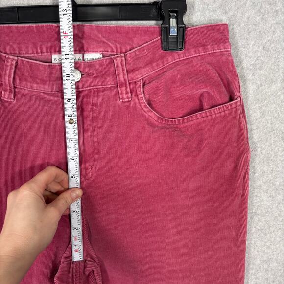 Sonoma Pants Womens 12 Pink Corduroy Academia Twee Soft Girl‎ Book Smart Dusty - Picture 5 of 9